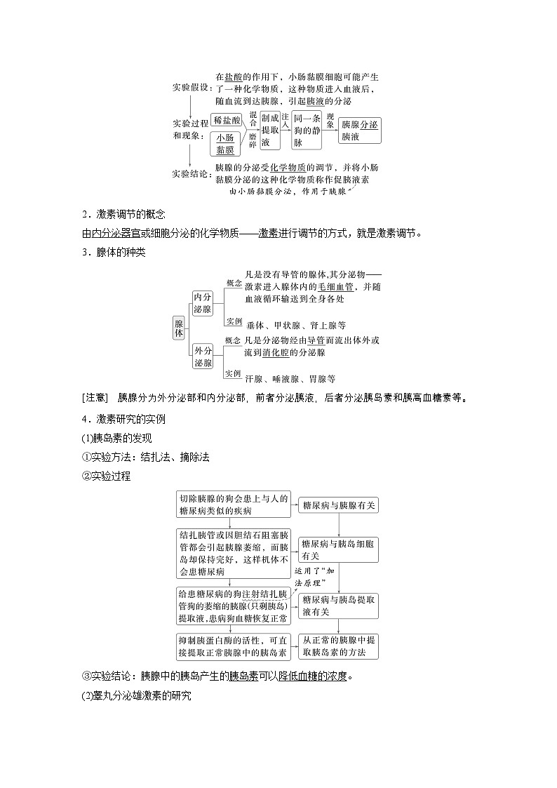 第八单元　第36课时　激素与内分泌调节及激素调节的过程（教师版）第2页