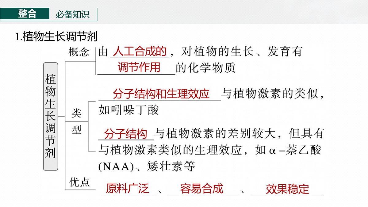 第八单元　第41课时　植物生长调节剂的应用及环境因素参与调节植物的生命活动第6页