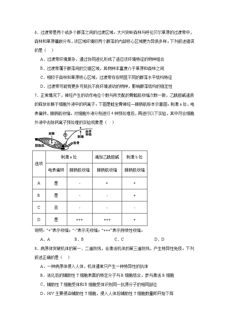2025高考安徽卷生物真题试卷（附答案解析）第2页