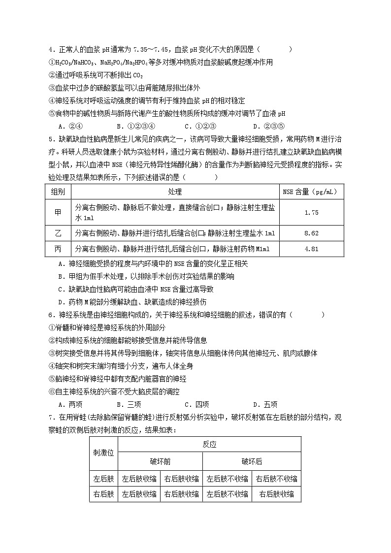 湖北省武汉市2023_2024学年高二生物上学期10月月考试题含解析第2页