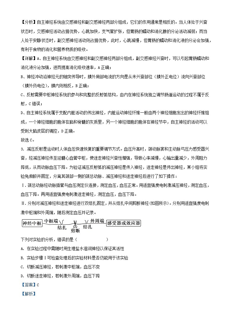 湖南省邵东市2024_2025学年高二生物上学期第一次月考试题含解析第2页