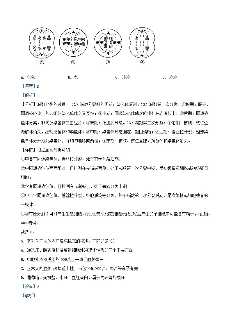 湖南省岳阳市汨罗市2024_2025学年高二生物上学期9月月考试题含解析第3页