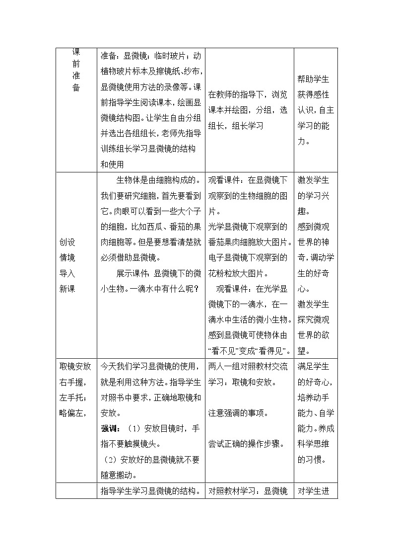人教版 (新课标)高中生物必修1 1-2《细胞的多样性和统一性（第1课时）》教案第2页