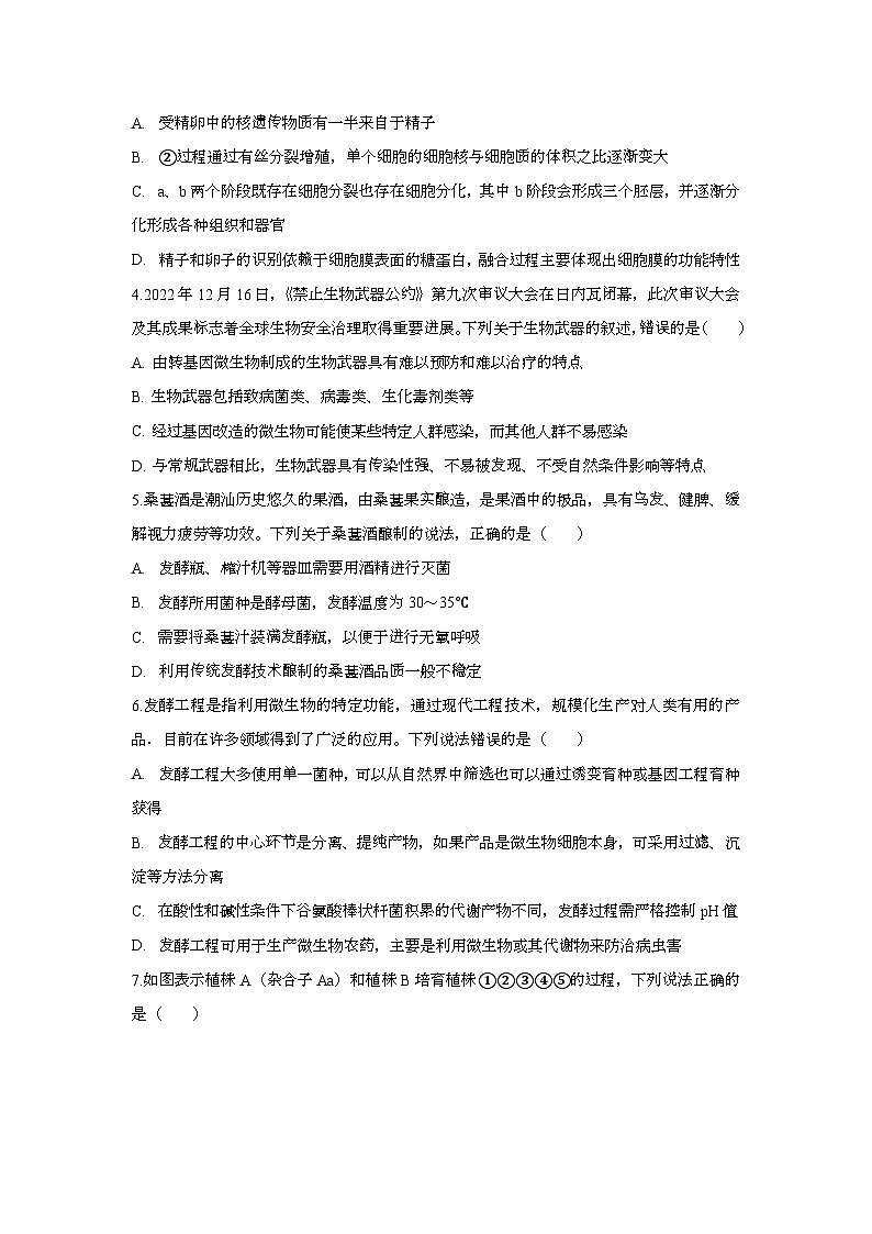 生物（原卷）第2页