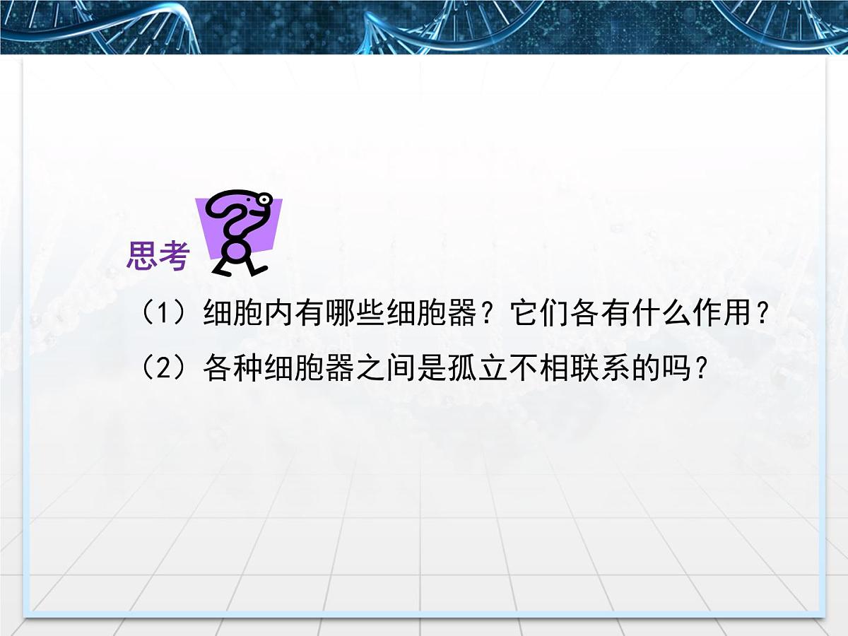 人教版 (新课标)高中生物必修1 3-2《细胞器——系统内的分工合作》第一课时课件第3页