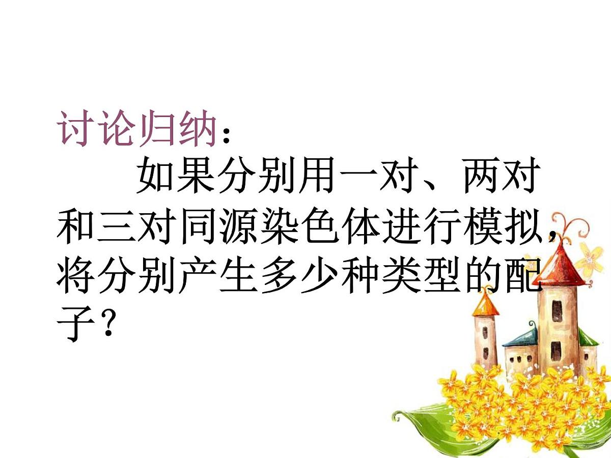 人教版 (新课标)高中生物 必修2 2-1《减数分裂和受精作用》（第2课时）课件第7页