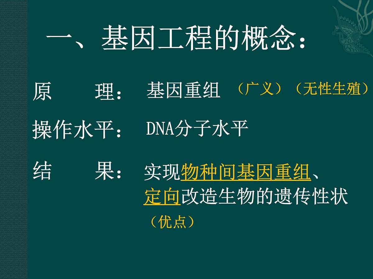 人教版 (新课标)高中生物必修2 6-2《基因工程及其应用》课件第3页