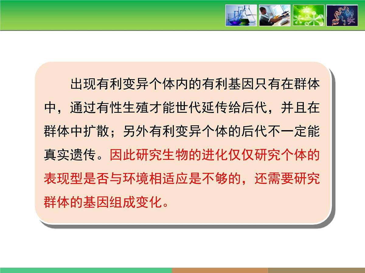 人教版 (新课标)高中生物必修2 第七章《现代生物进化理论的主要内容》第1课时课件第7页