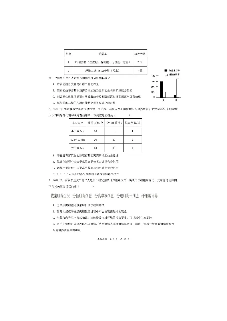 吉林通化梅河口五中2023-2024学年高二下6月月考生物试卷含答案第3页