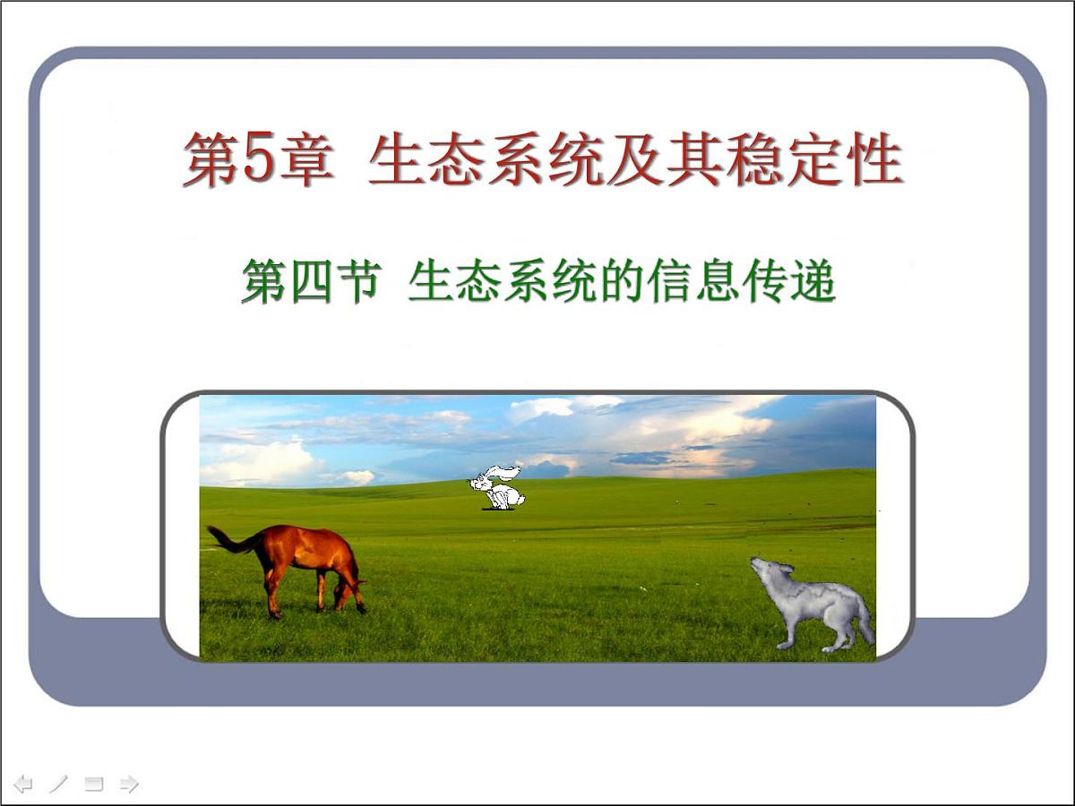 人教版 (新课标)高中生物必修3 5-4《生态系统的信息传递》课件第2页