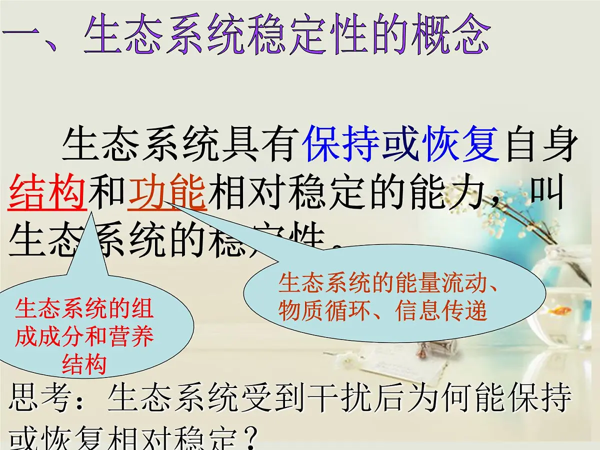 人教版 (新课标)高中生物必修3 5-5《生态系统的稳定性》课件第3页