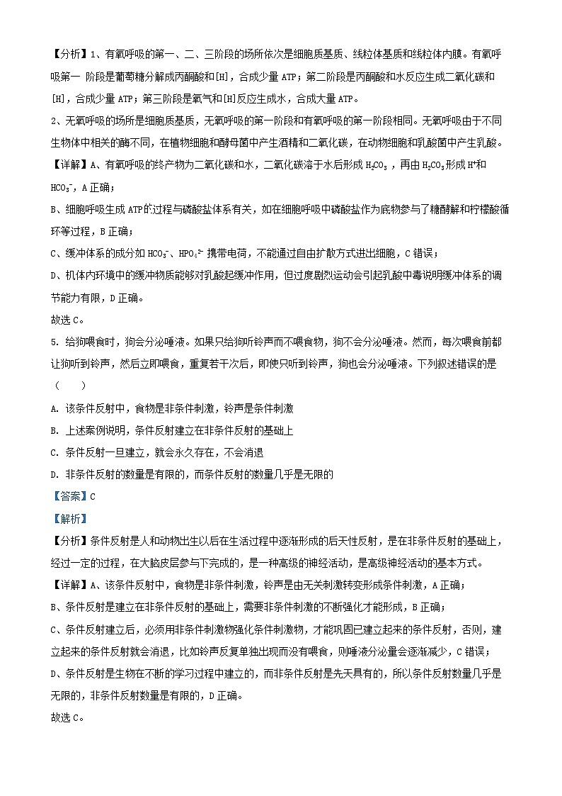 湖南省衡阳市衡阳县2024_2025学年高二生物上学期11月期中检测试题含解析第3页