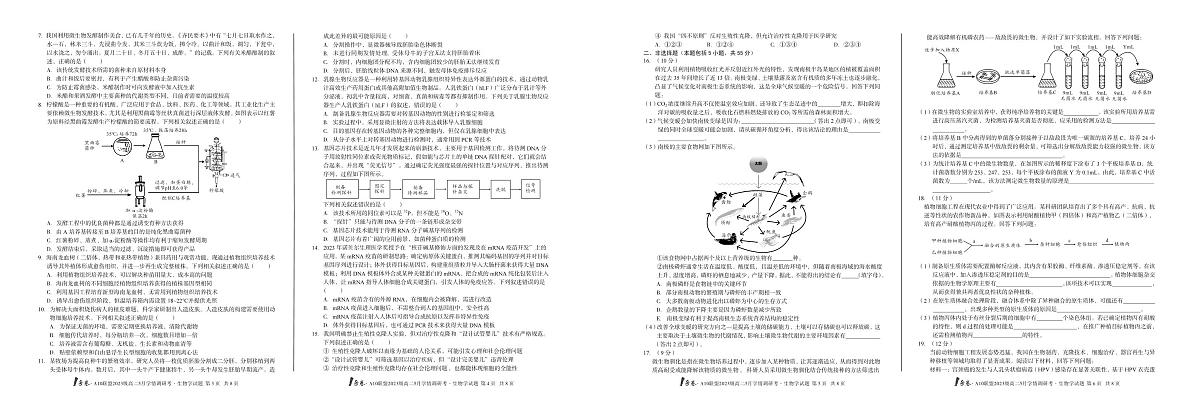 1号卷A10联盟2023级高二5月学情调研考 生物试卷【含答案】第2页