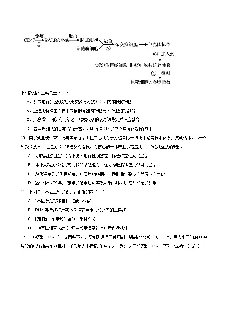 吉林省友好学校2024-2025学年高二下学期第79届期中联考生物试卷第3页