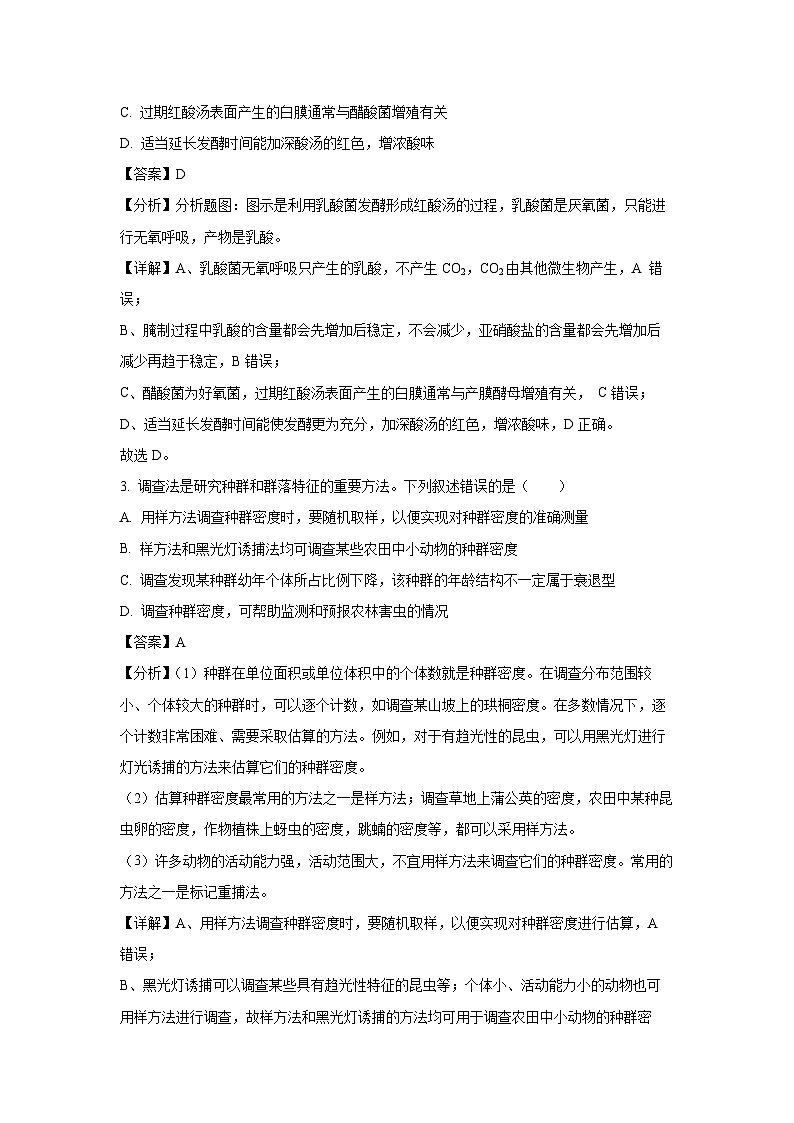 广东省五校联考2024-2025学年高二下5月月考生物试卷（解析版）第2页
