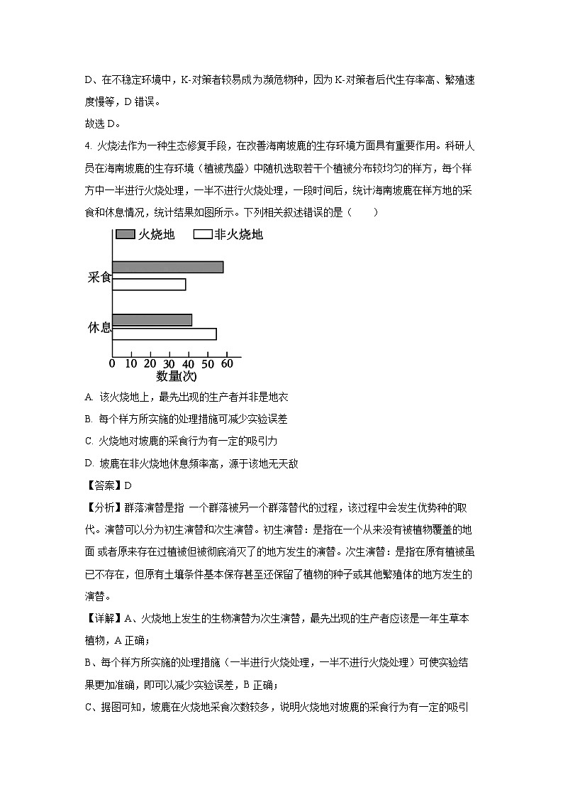 江西省上饶市六校联考2024-2025学年高二下5月月考生物试卷（解析版）第3页