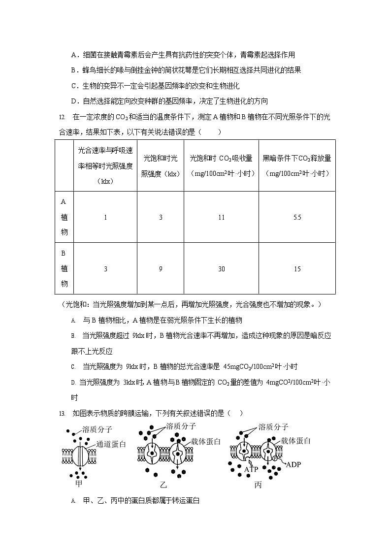 宁夏石嘴山市第一中学2024-2025学年高一下学期6月月考生物试卷第3页