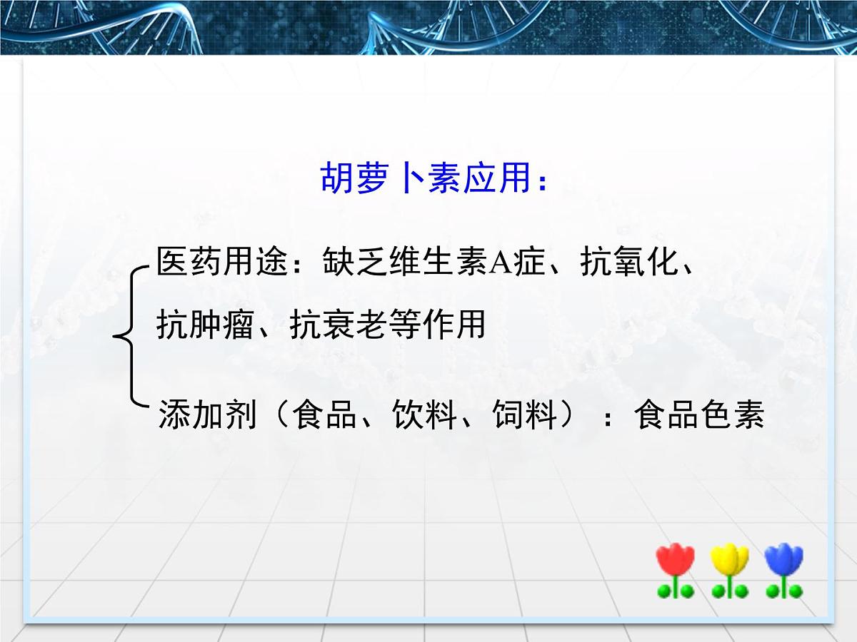 人教版 (新课标)高中生物选修1 6-2《胡萝卜素的提取》课件第5页