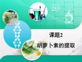 人教版 (新課標)高中生物選修1 6-2《胡蘿卜素的提取》復習課件