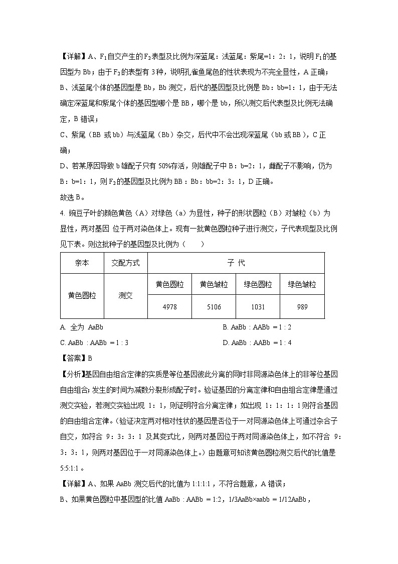 【生物】河北省廊坊市2023-2024学年高一下学期3月月考试题（解析版）第3页