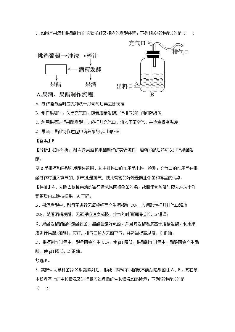 【生物】山东省滕州市2024-2025学年高二下学期3月月考（解析版）(1)第2页