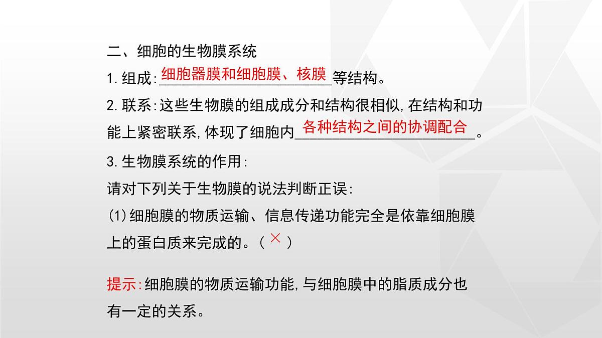 人教版高中生物必修1 3-2《细胞器之间的分工合作》第二课时课件第8页