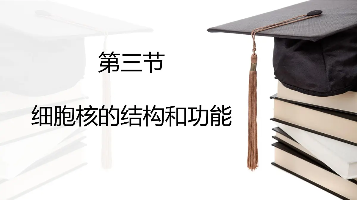 人教版高中生物必修1 3-3《 细胞核的结构和功能 》课件第1页