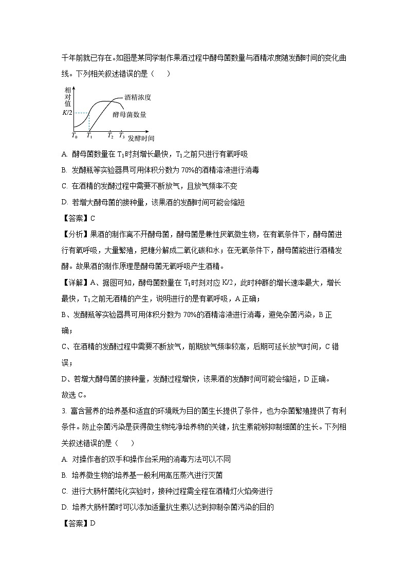 【生物】辽宁省普通高中2024-2025学年高二下学期期中联考（解析版）第2页