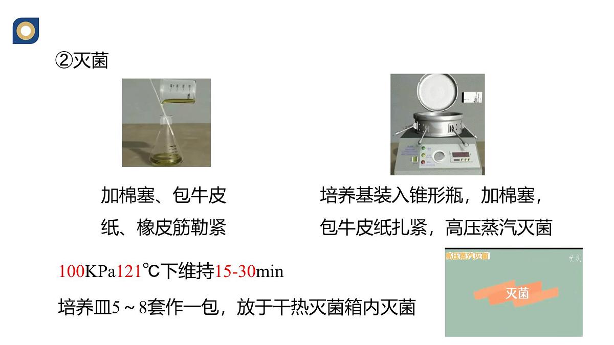 人教版高中生物选修3 1-2《微生物的基本培养技术（第2课时）》教学课件第7页