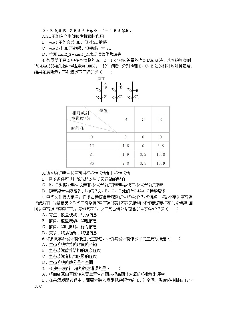 湖北省八校联考2024-2025学年高二下学期6月期末生物试题第2页