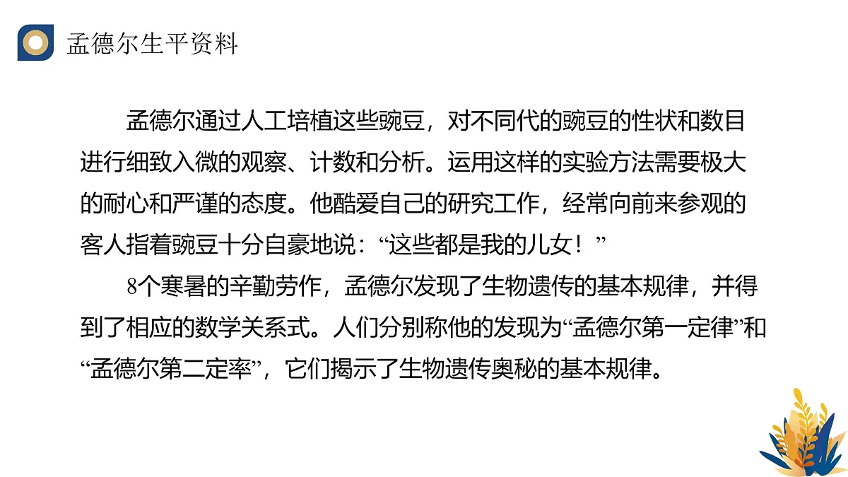 人教版高中生物必修2 1-2《孟德尔的豌豆杂交实验（二）（第二课时）》教学课件第4页