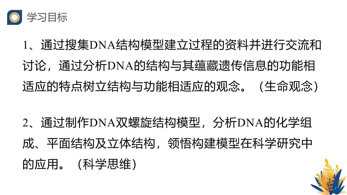 人教版高中生物必修2 3-2《DNA的结构》教学课件第2页