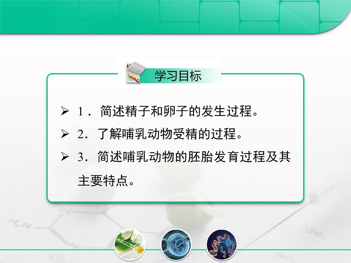 人教版 (新课标)高中生物选修3 3-1《体内受精和早期胚胎发育》复习课件第2页