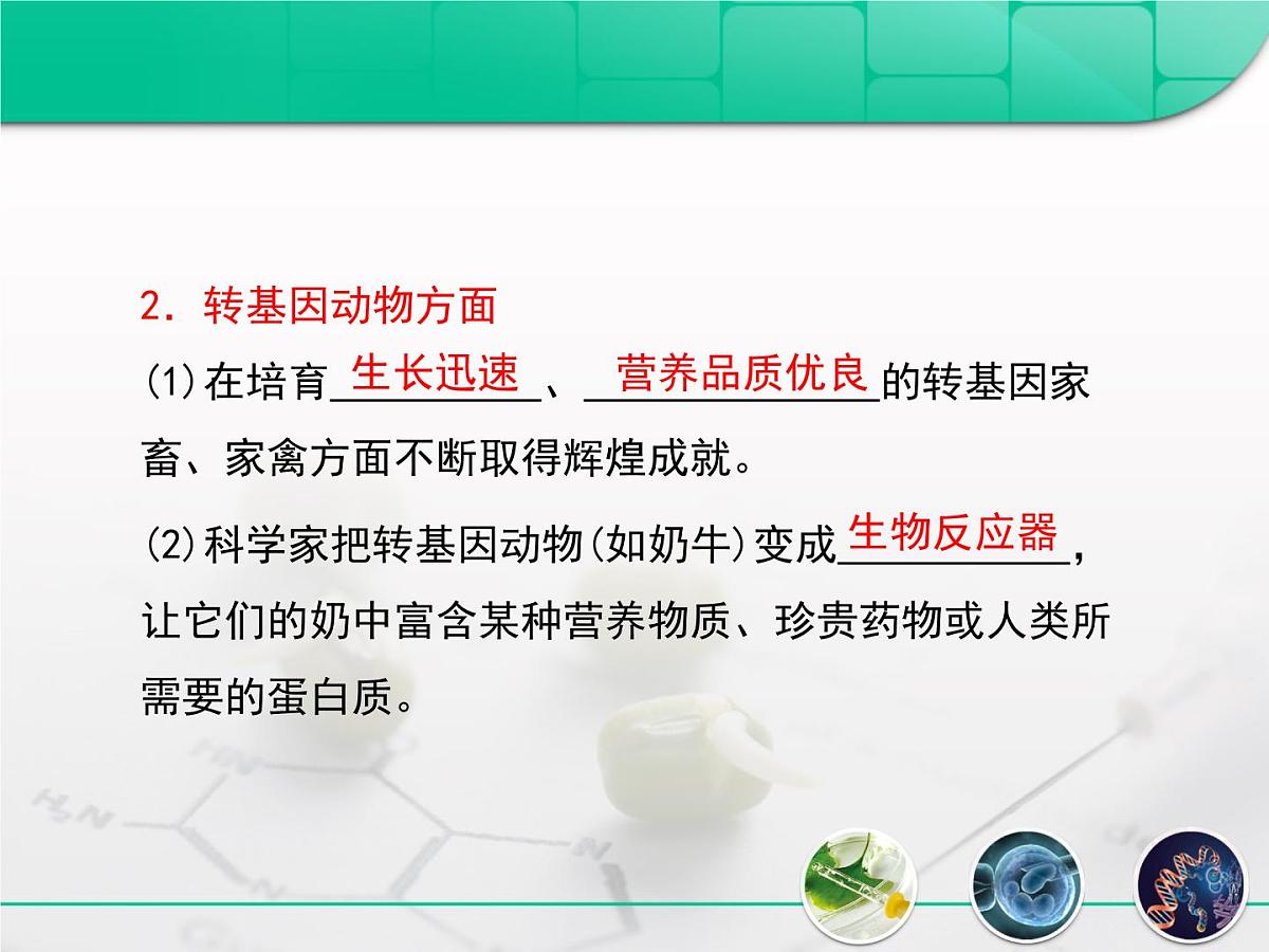 人教版 (新课标)高中生物选修3 4.1《转基因生物的安全性》复习课件第5页