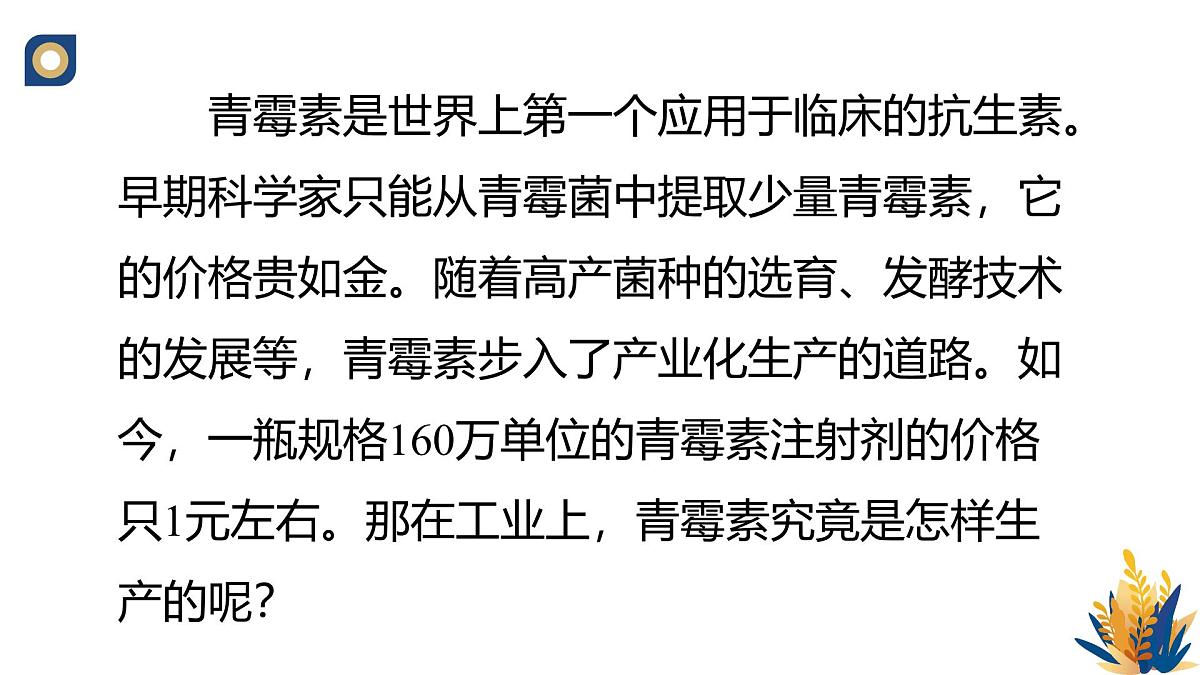 人教版高中生物 选修3 1-3 发酵工程及其应用》教学课件2第2页
