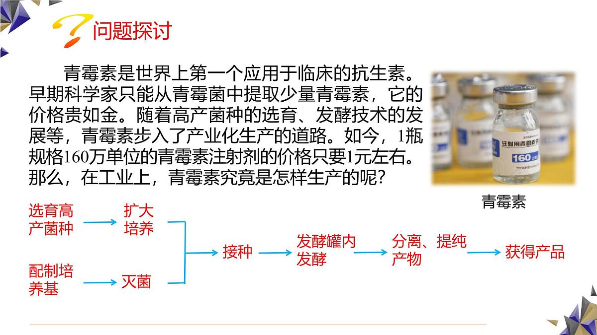 人教版高中生物 选修3 1-3《发酵工程及其应用》课件第2页