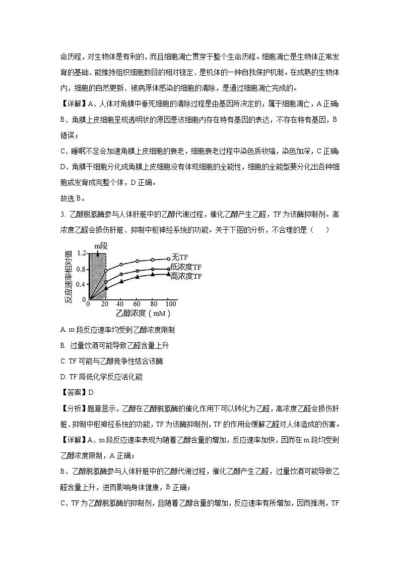 山东省泰安市2025届高三下5月四模 生物试卷（解析版）第2页