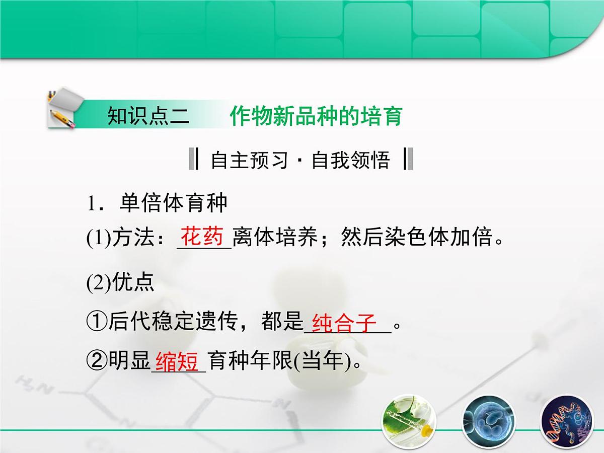 人教版 (新课标)高中生物选修3 2.1.2《植物细胞工程的实际应用》复习课件第5页