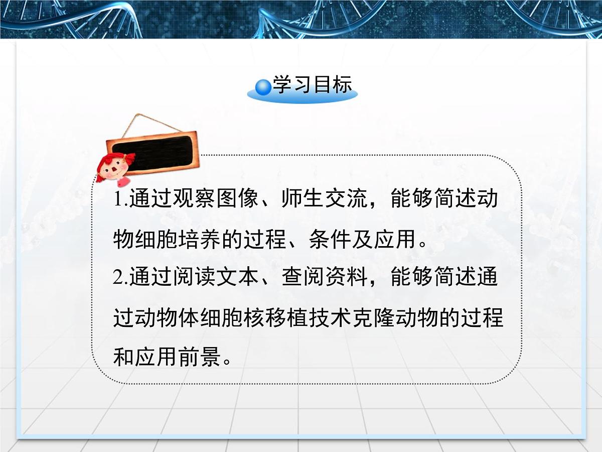 人教版 (新课标)高中生物选修3 2.2.1《动物细胞培养和核移植技术》课件第3页