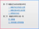 人教版高中生物必修1第一章 走近細(xì)胞【復(fù)習(xí)課件】