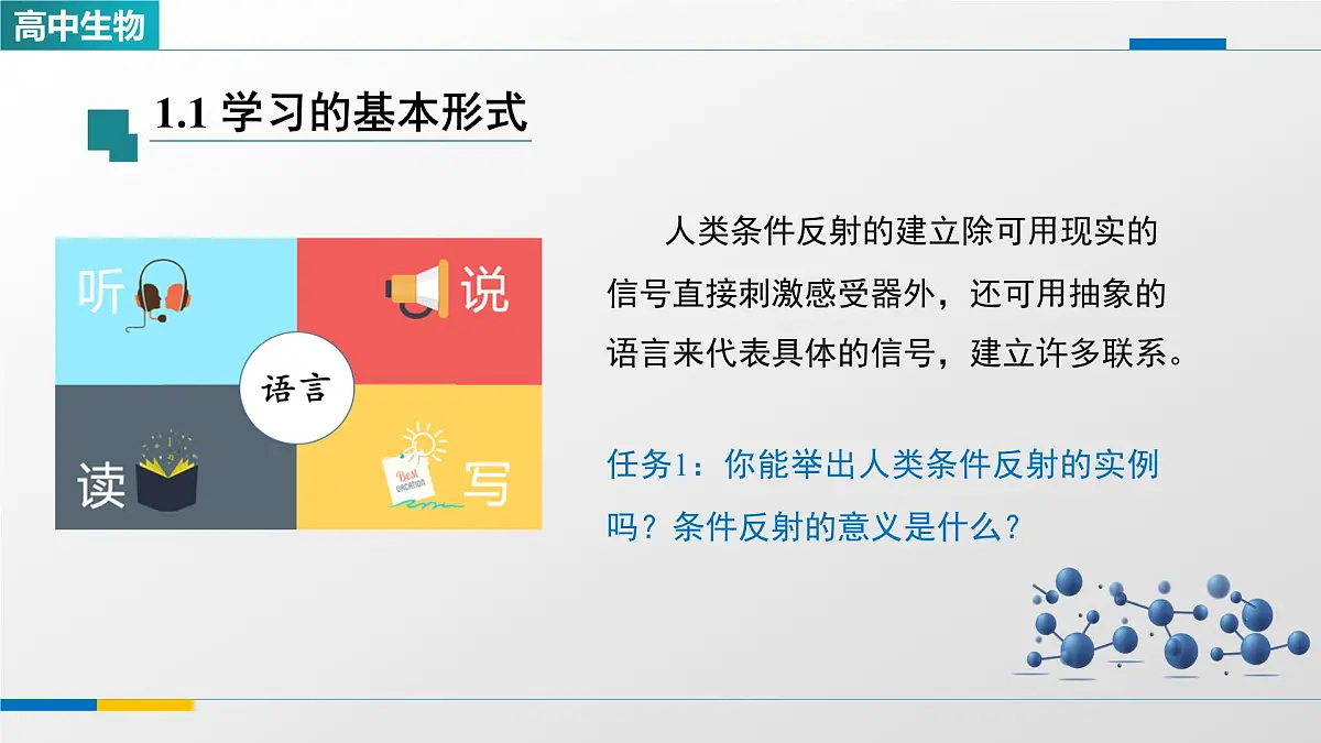 人教版高中生物选修1 2-5《人脑的高级功能（第二课时）》课件第6页