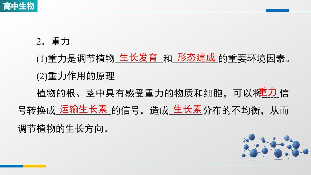 人教版高中生物选修1《5-4环境因素参与调节植物的生命活动》课件第7页