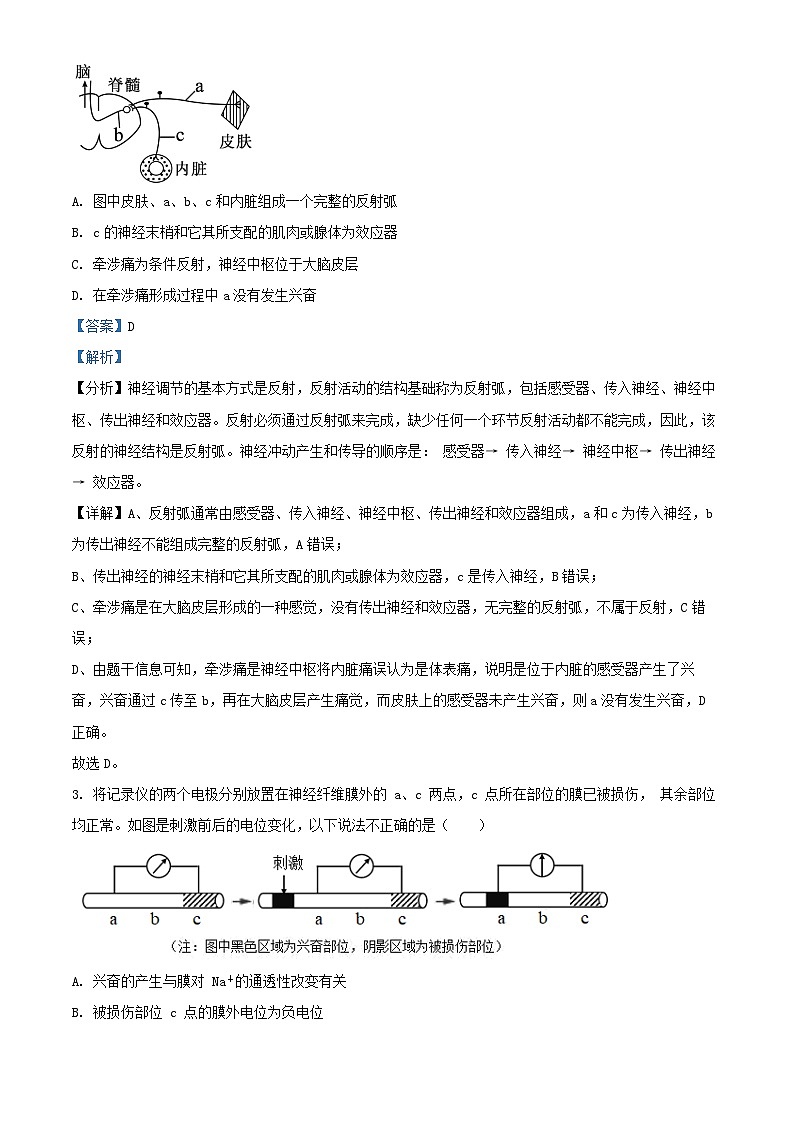 四川省南充市2024_2025学年高二生物上学期11月期中试题含解析第2页