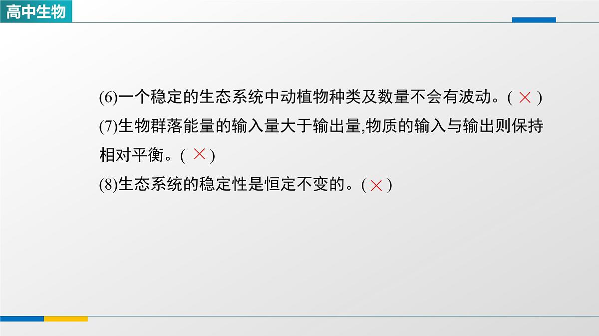 人教版高中生物选修2《3-5生态系统的稳定性》课件第8页