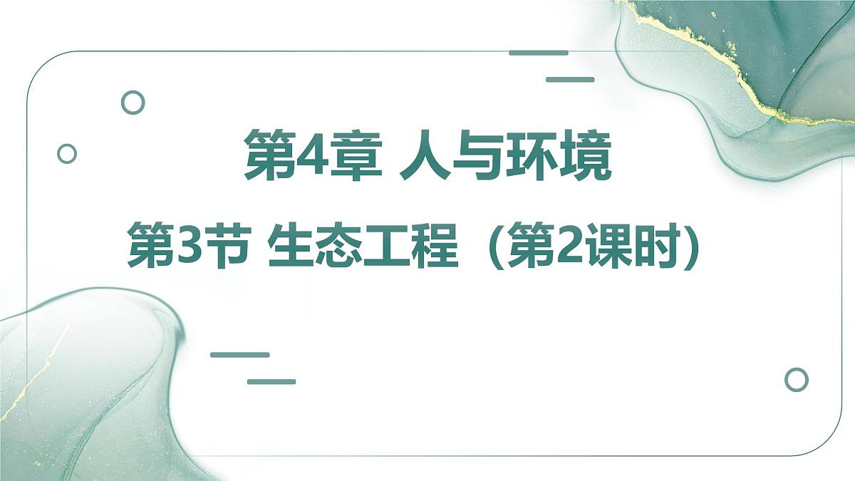 人教版高中生物选修2《4-3 生态工程（第2课时）》课件第1页
