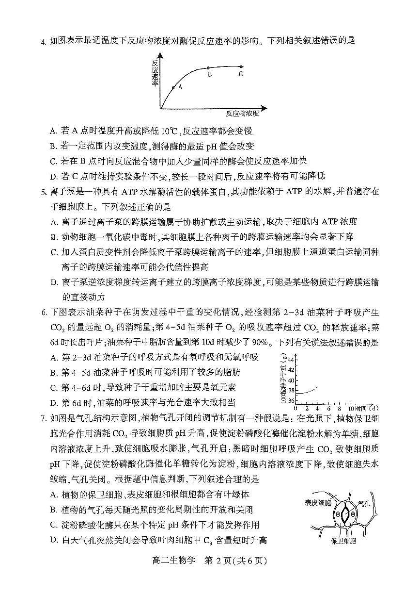 高二生物学第2页