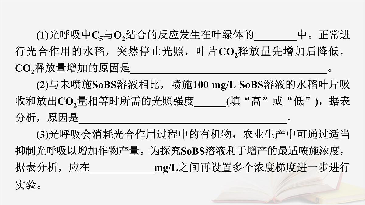 2026届高考生物一轮总复习必修1热点拓展2光呼吸C4植物CAM植物等特殊代谢类型课件第5页