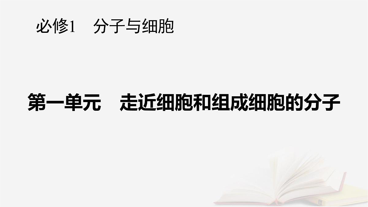 2026届高考生物一轮总复习必修1第1单元走近细胞和组成细胞的分子第3讲蛋白质是生命活动的主要承担者课件第1页