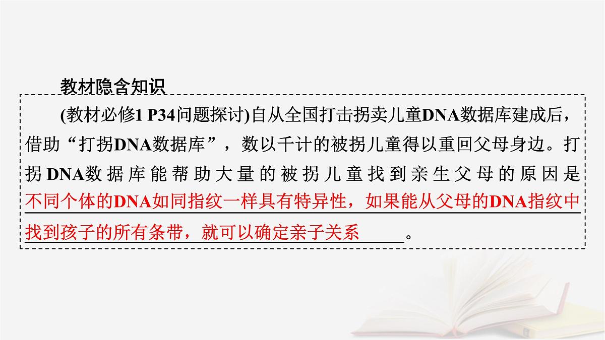 2026届高考生物一轮总复习必修1第1单元走近细胞和组成细胞的分子第4讲核酸是遗传信息的携带者课件第8页