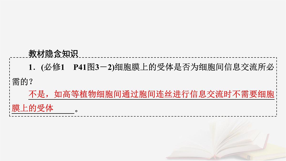 2026届高考生物一轮总复习必修1第2单元细胞的基本结构与物质输入和输出第1讲细胞膜和细胞核课件第7页